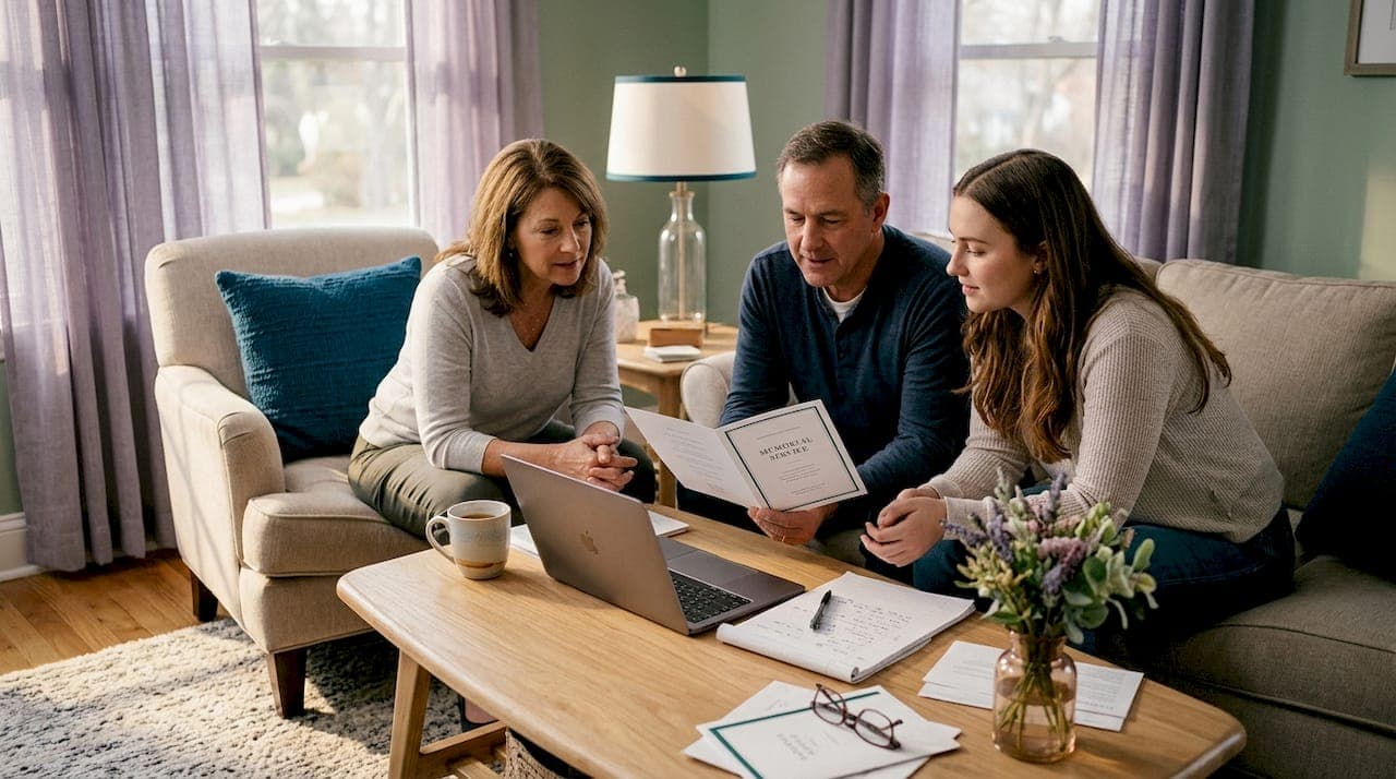 Memorial Service Programme Planning Guide for Families
